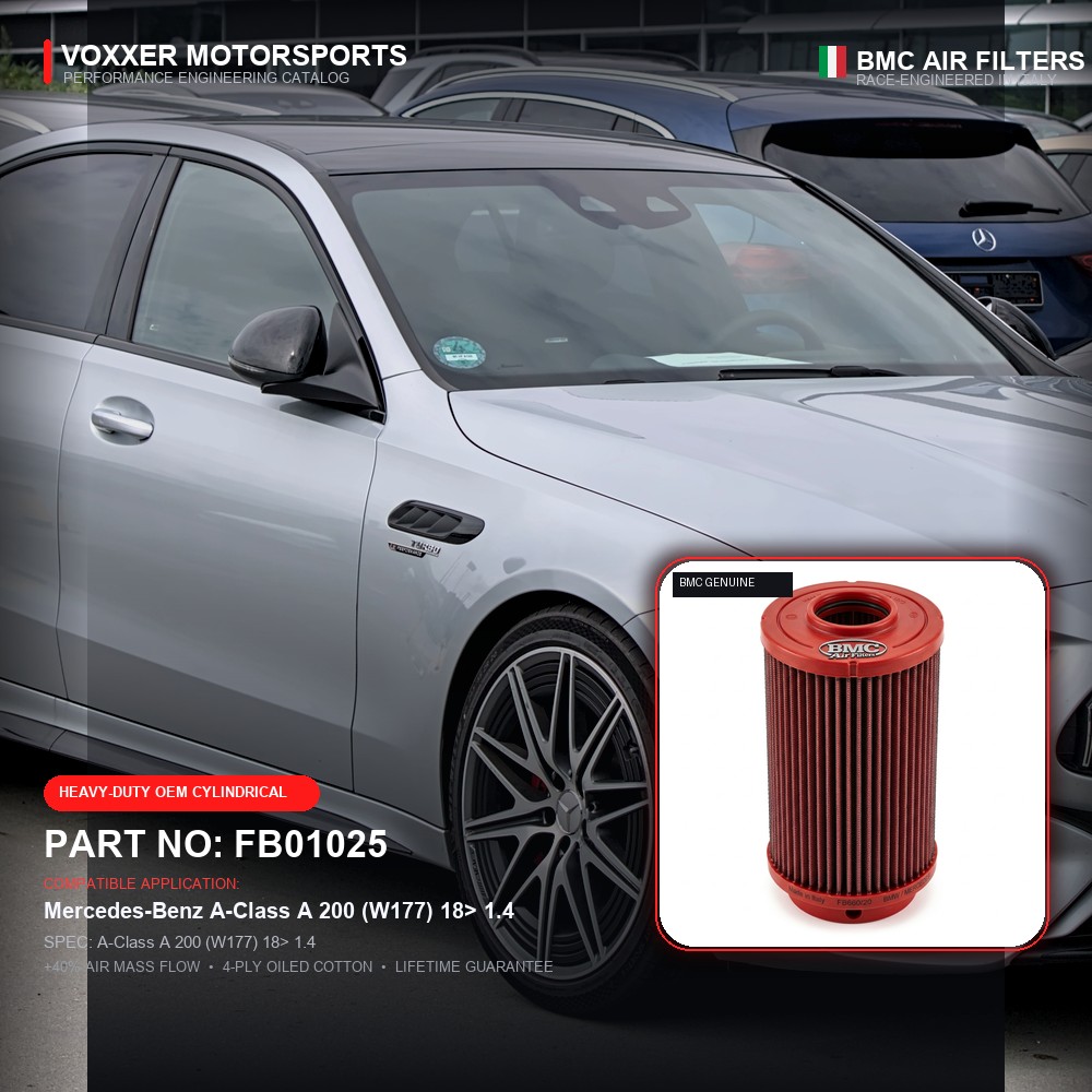 BMC Air Filter — FB01025 (A-Class A 200 (W177) 18> 1.4)
