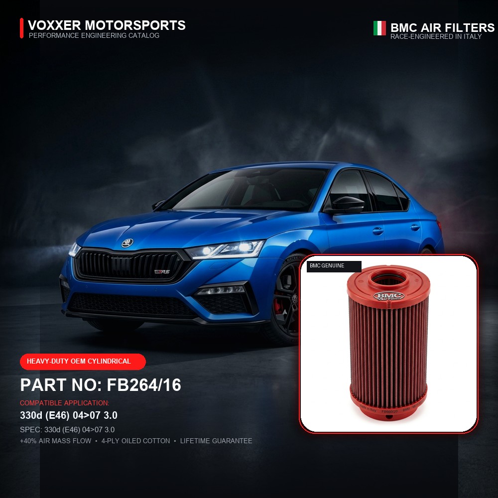 BMC Air Filter — FB264/16 (330d (E46) 04>07 3.0)