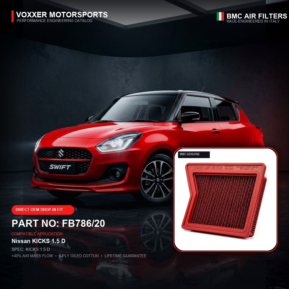 BMC Air Filter — FB786/20 (KICKS 1.5 D)
