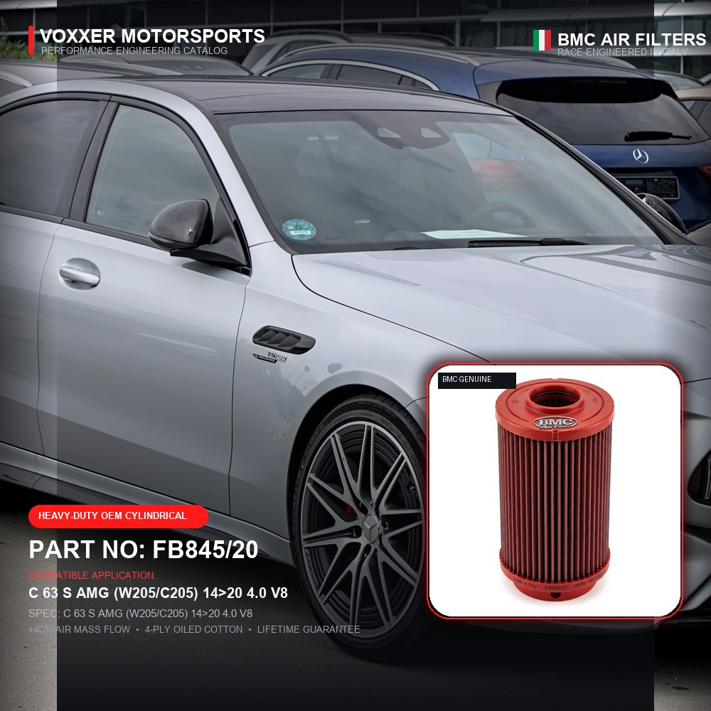 BMC Air Filter — FB845/20 (C 63 S AMG (W205/C205) 14>20 4.0 V8)