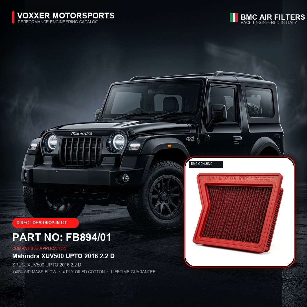 BMC Air Filter — FB894/01 (XUV500 UPTO 2016 2.2 D)