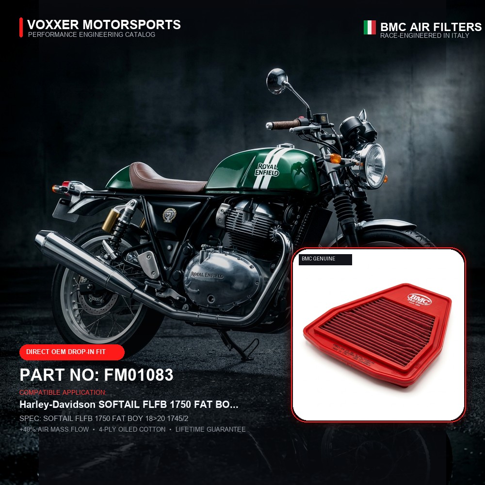 BMC Air Filter — FM01083 (SOFTAIL FLFB 1750 FAT BOY 18>20 1745/2)