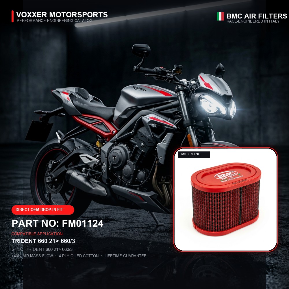 BMC Air Filter — FM01124 (TRIDENT 660 21> 660/3)