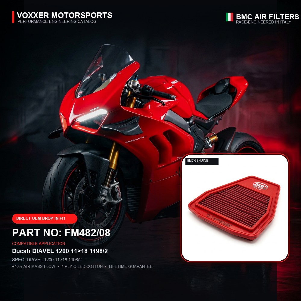 BMC Air Filter — FM482/08 (DIAVEL 1200 11>18 1198/2)