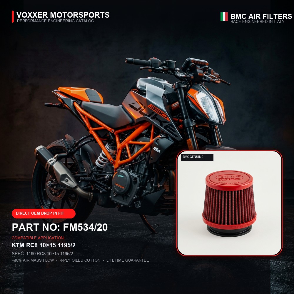 BMC Air Filter — FM534/20 (1190 RC8 10>15 1195/2)