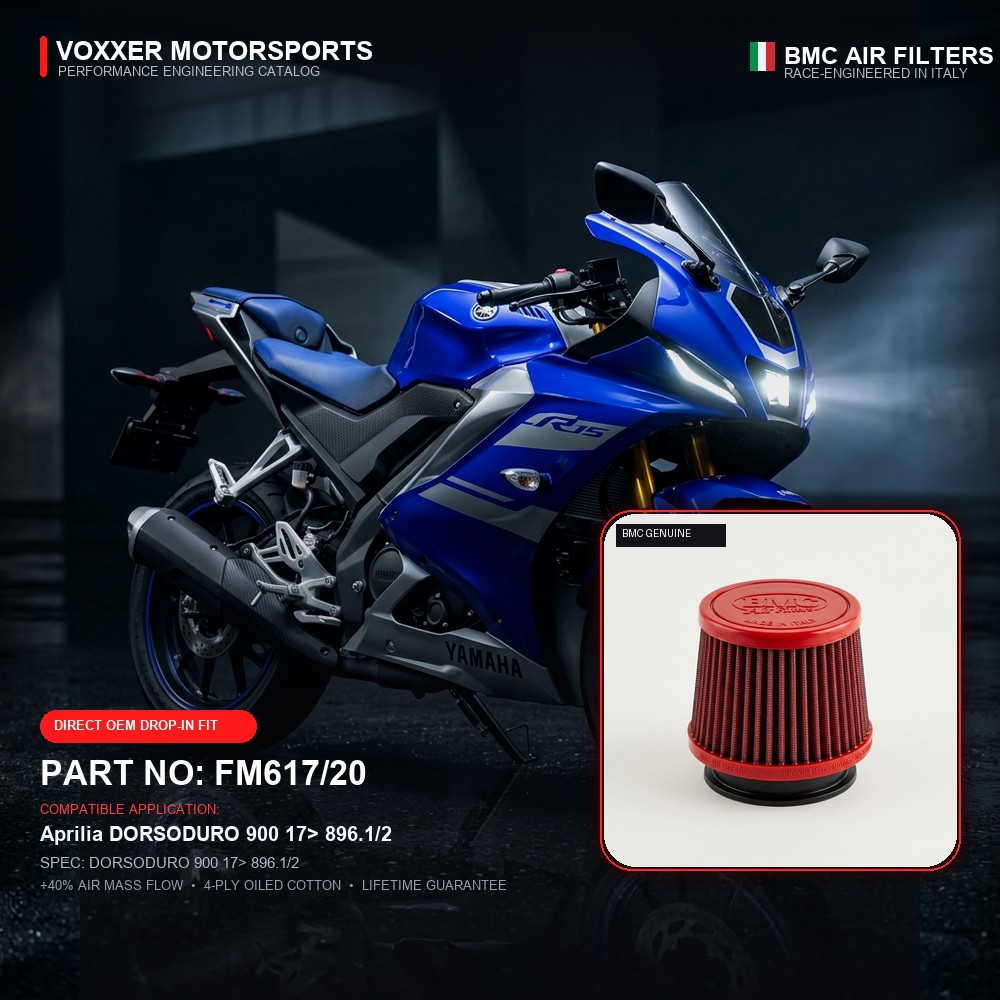 BMC Air Filter — FM617/20 (DORSODURO 900 17> 896.1/2)