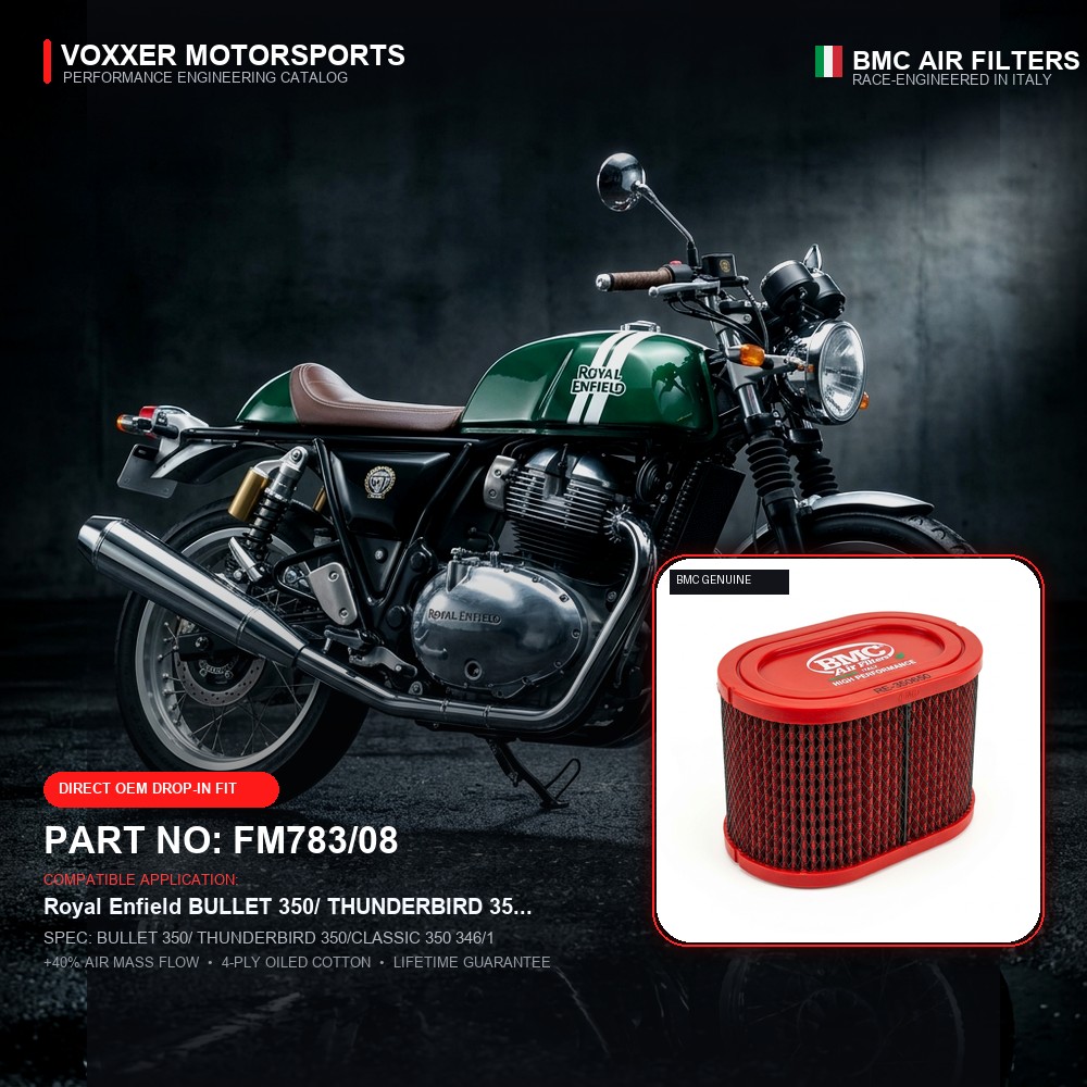BMC Air Filter — FM783/08 (BULLET 350/ THUNDERBIRD 350/CLASSIC 350 346/1)