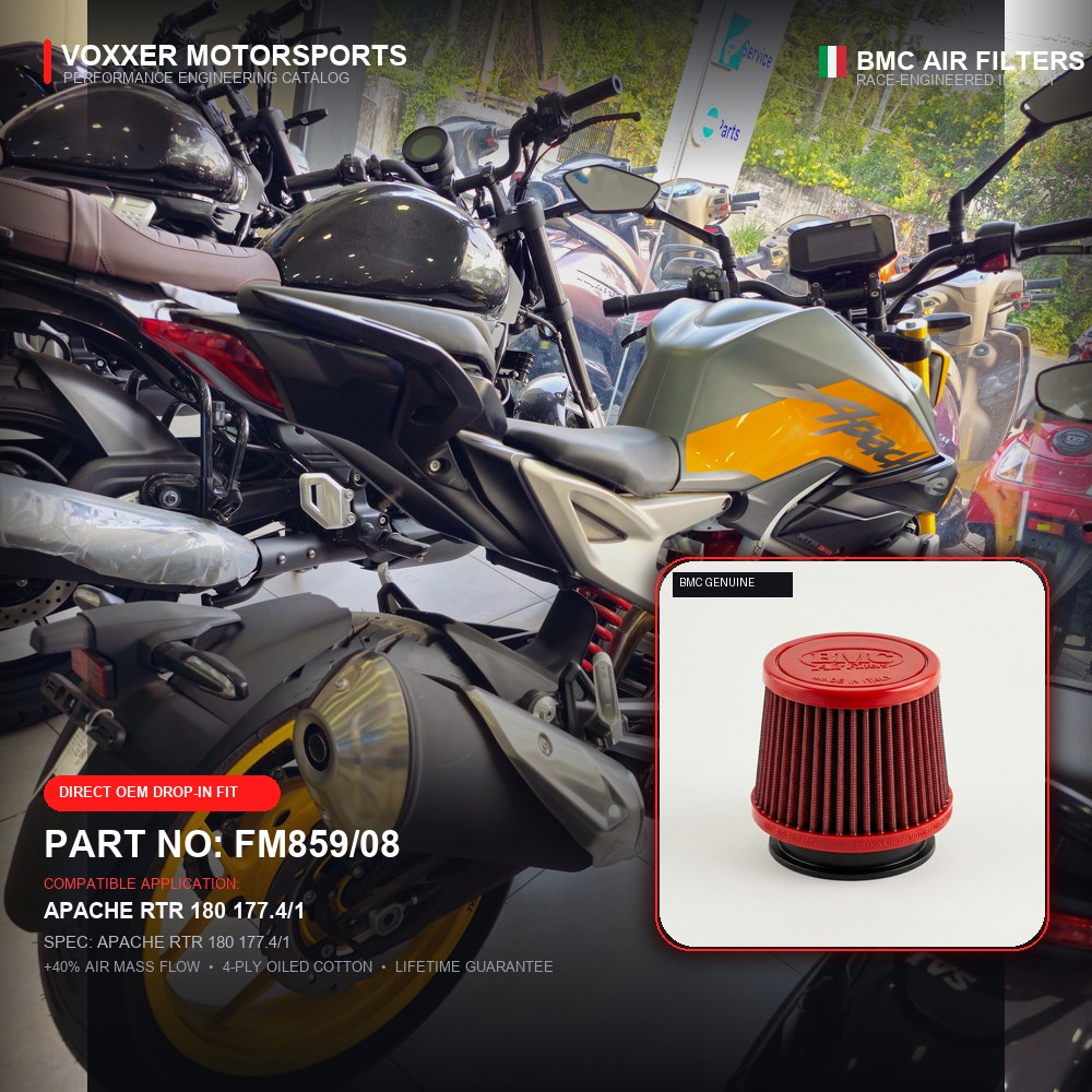 BMC Air Filter — FM859/08 (APACHE RTR 180 177.4/1)